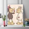 jolly Cute 100% Round Full Drill 5D DIY Diamond Painting Embroidery Cross Stitch Rhinestone Décor toilet 3 piece set