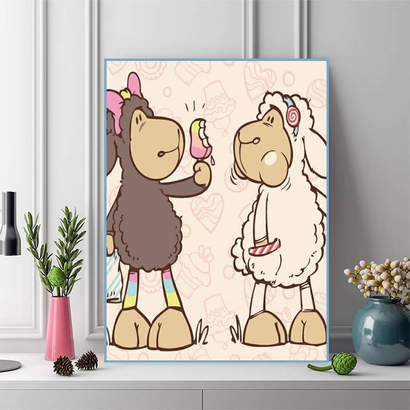 jolly Cute 100% Round Full Drill 5D DIY Diamond Painting Embroidery Cross Stitch Rhinestone Décor toilet 3 piece set