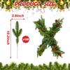 Christmas Artificial Branches Fake Plants Pine Needles Wreath Vine Rattan for Xmas Tree Gift Box Wedding Flowers Decoration