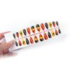 World Cup Themed Football Nail Art, Armor, Almond-gold Cat-eye 24-piece Short Nail Art Pieces