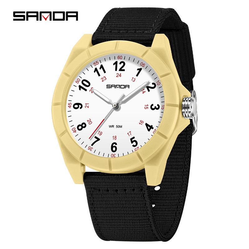 Sanda Quartz Nurse Watch - Trendy, Versatile, Simple, Luminous, and Casual.
