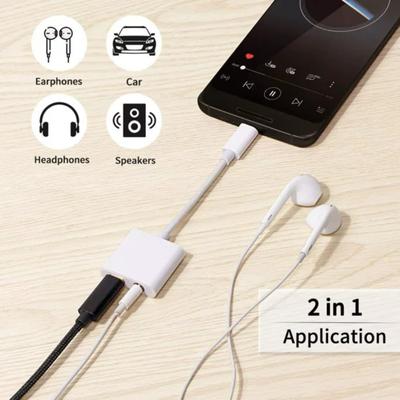 Адаптер для наушников и зарядки USB C до 3,5 мм, аудиоразъем типа C, Aux-конвертер для наушников, работает для Galaxy S21/s20/FE 5G/+/Ultra/Note 20/10/plus