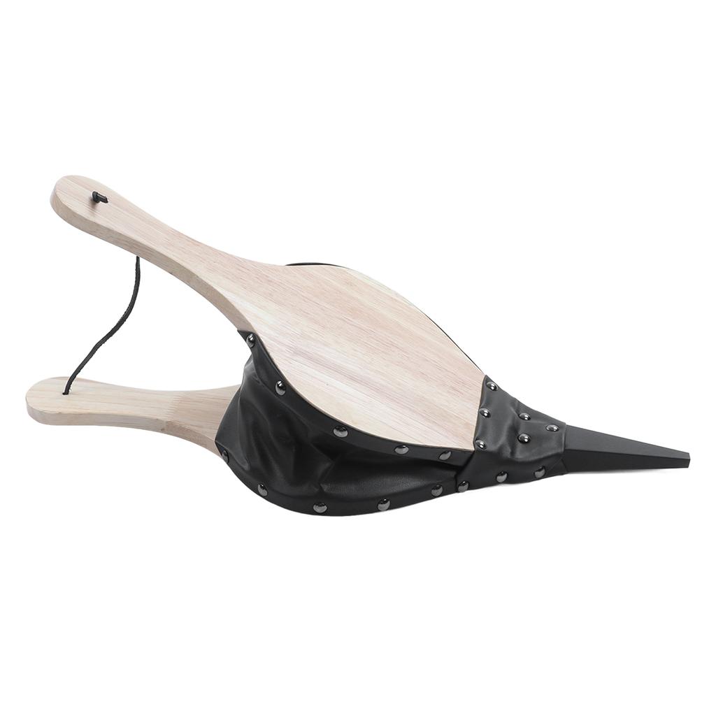 Fireplace Bellow Manual Operation Durable Solidwood Heatproof Leather Widely Used Fire Blower for