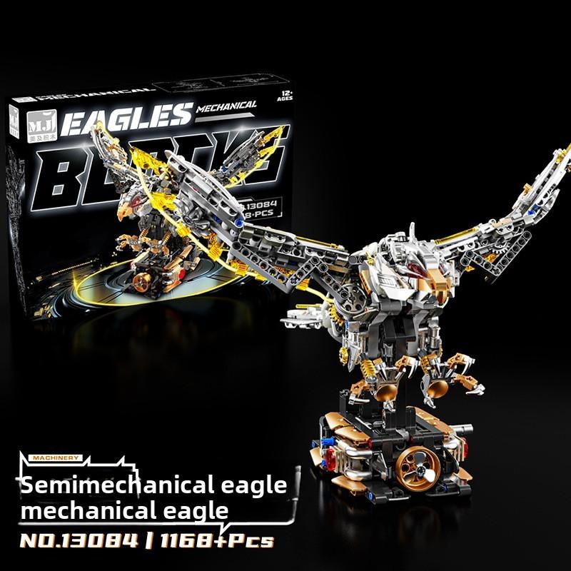 Игрушки Механические Полуконструкторы Акула Со Светом Для Детской Игры Развивающие