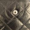 Used CHANEL Cambon Line Bi-fold Compact Wallet Coin Purse Black