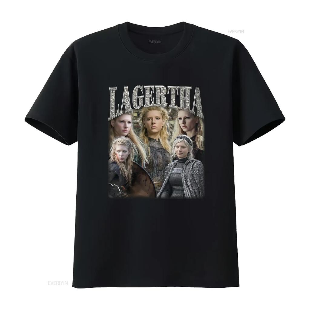 Limited Lagertha Vintage T Shirt For Unisex And Unisex Vintage Breathable Stylish Casual Fashion Streetwear