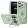 For iPhone 12/12 Pro Case Compatible with MagSafe PC+TPU+Metal Phone Cover Kickstand