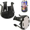 1Pc Black Car Beverage Holder Adhesive Cup Storage Rack Bottle Holder Multifunction Drink Rack Auto Interior Accessories