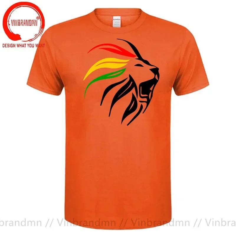 Rasta Lion Rastafari Jamaica Gift For Reggae Lover Tshirt Rasta Lion T Shirt Unisex Hip Hop Streetwear Harajuku Tee Shirt Clothing