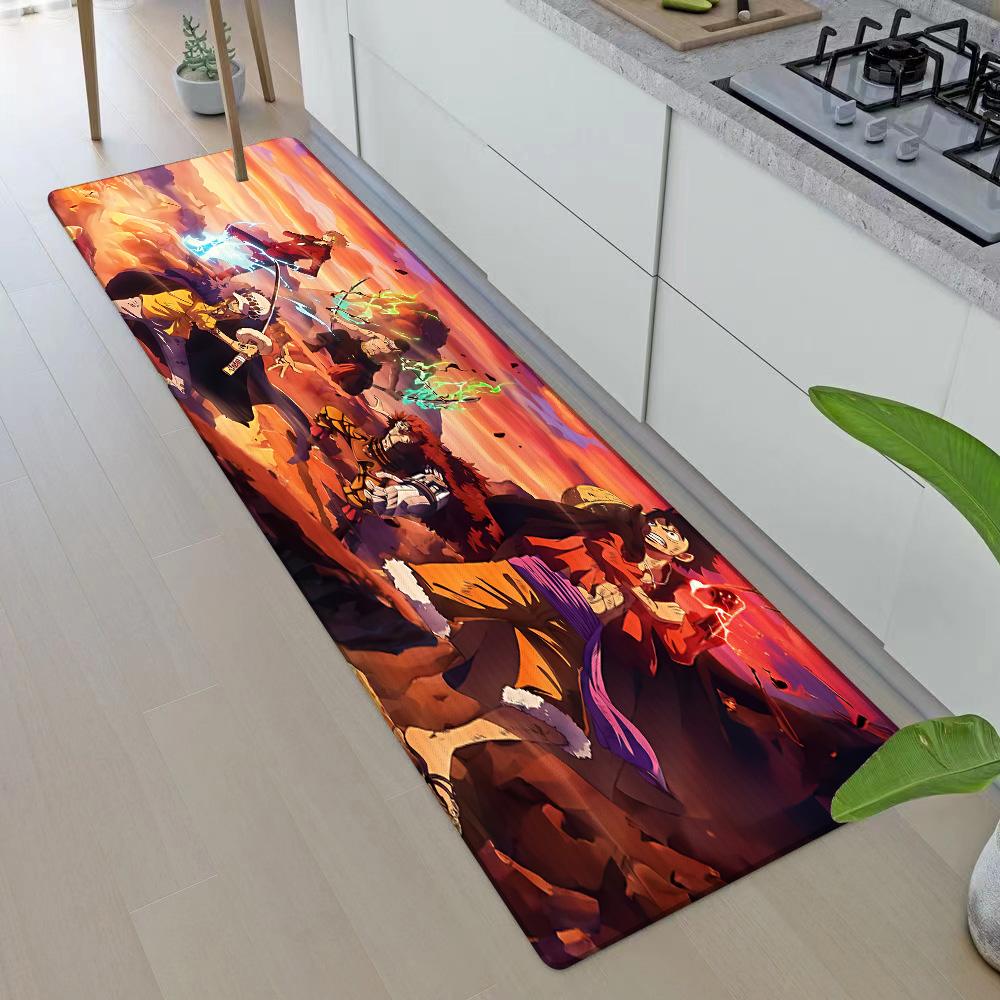 Entrance Front Door Doormat Cool LuffyS ZoroS Non-slip Kitchen Rug Living Room Rugs Balcony Bathroom Foot Mat Floor Mats Carpet