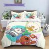 We Bare Bears Pattern Bedding Quilt Set  Home Decoration  Gift (1 * duvet cover + 2 * pillowcase  without core)