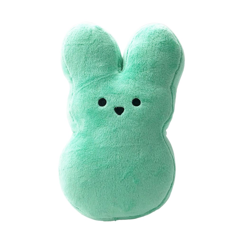 Peeps Bunny Ornament Easter Cartoon Bunny Ornament Easter Decoration Easter Plush Bunny (Green)