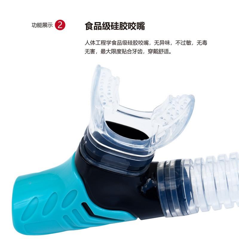 Dry Snorkel Mask Anti-Fog Scuba Diving Goggles Snorkeling Swimming