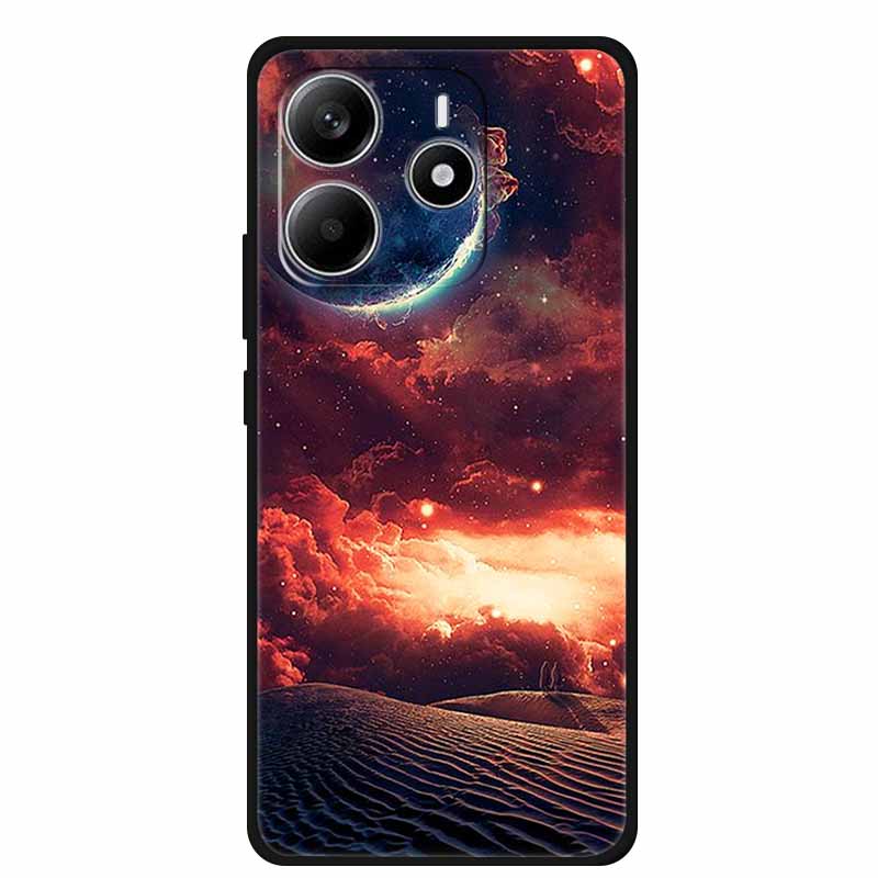 Для Redmi Note 14 4G ГЛОБАЛЬНЫЙ Чехол Животные Мягкий Силиконовый ТПУ Чехлы для Телефона Задняя Крышка для Xiaomi Redmi Note14 4G Защитник Coque