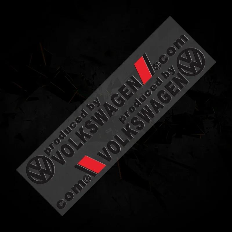Для VOLKSWAGEN VW Светоотражающие Лазерные Наклейки на Лобовое Стекло Автомобиля Декали на Кузов для Volkswagen Passat Tiguan Bora Jetta CC Beetle Sc