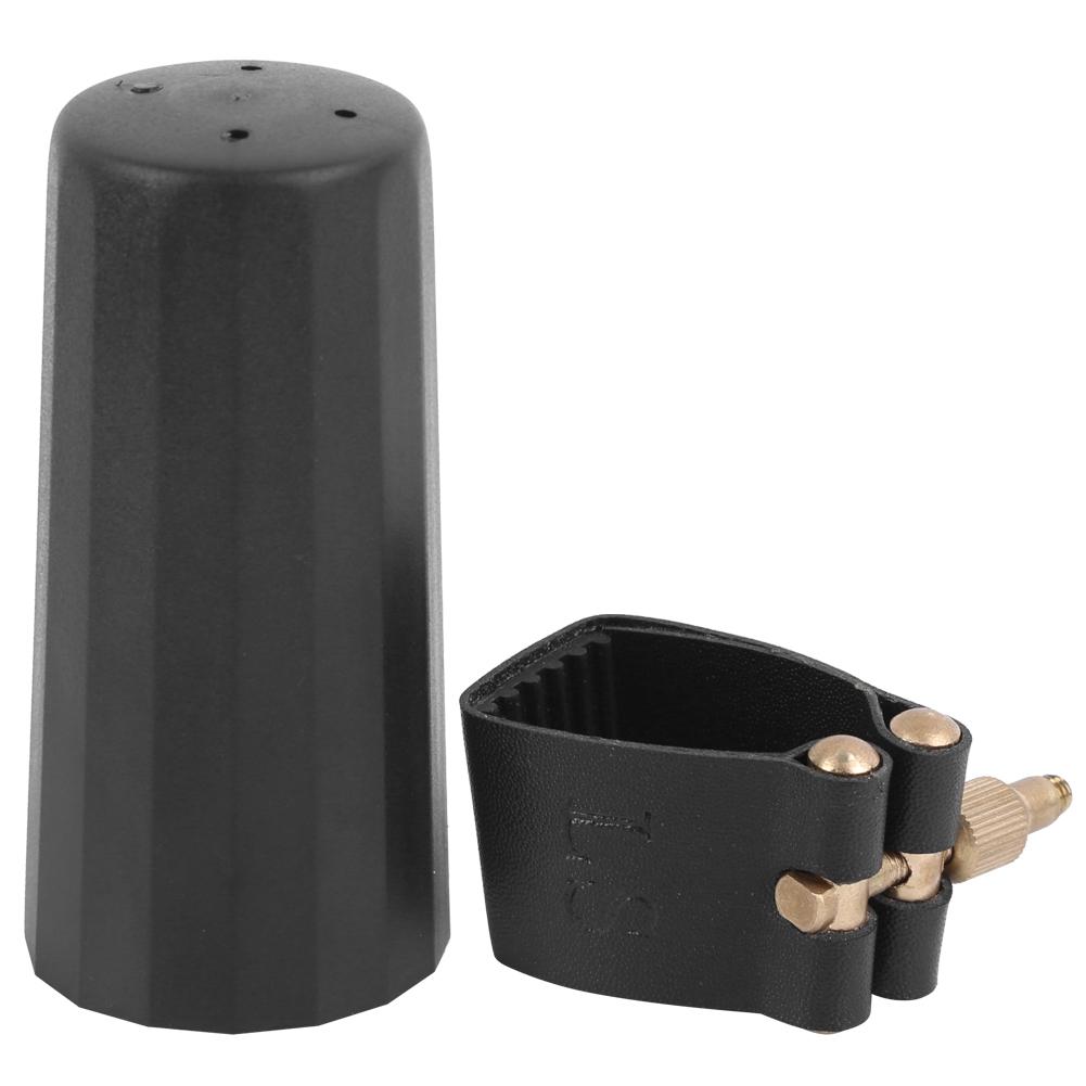 Крепления для колпачка лигатуры альт-саксофона из искусственной кожи, пластиковые аксессуары для мундштука