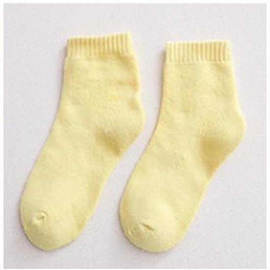 Women's Thick Fleece-Lined Mid-Calf Socks: Warm, Terry Autumn & Winter Floor Socks
