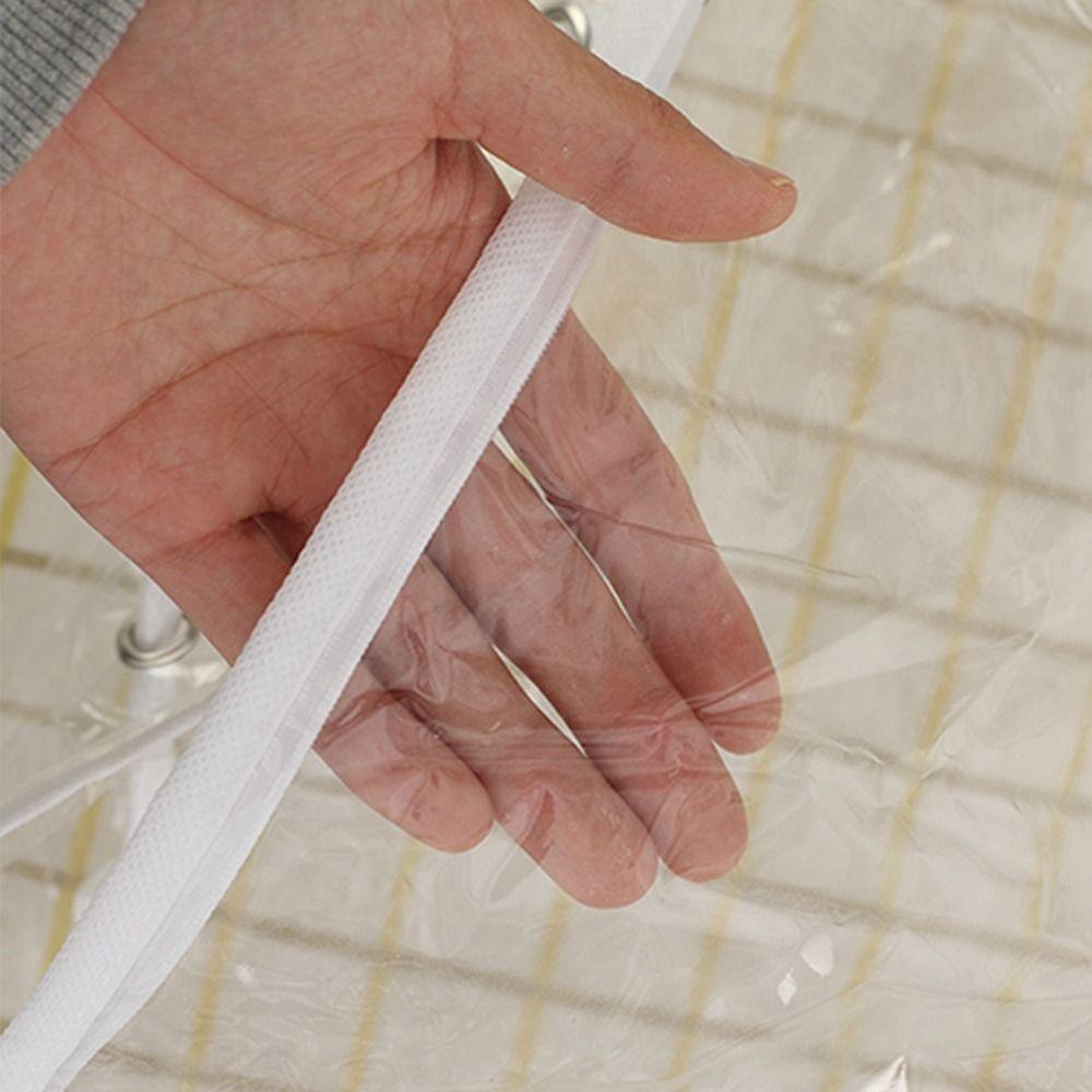 PVC Quilt Pillow Storage Bags Foldable Transparent Blanket Pillow Storage Container Space Saving Waterproof