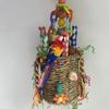 Корзинка для поиска корма птицами Игрушка для поиска корма птицами Корзина из морской травы Игрушка для попугая Жевательная