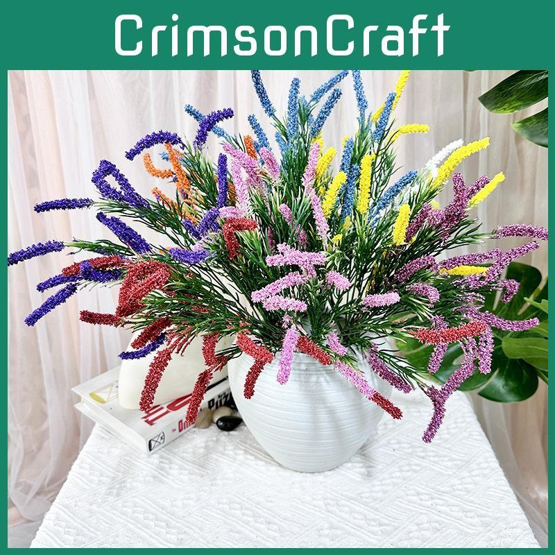 Simulated Bouquet Lavender Artificial Plastic Artificial Flower For Decor Indoor