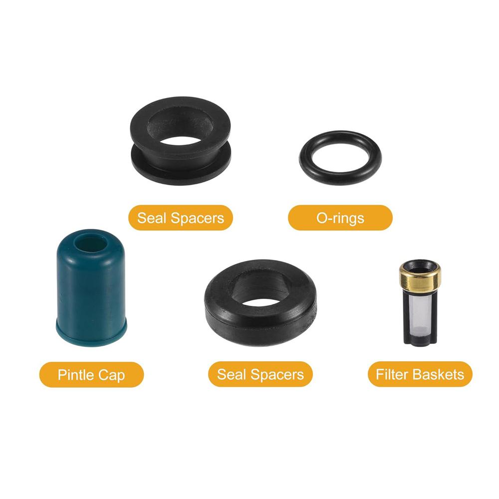 Для 1988-1995 Toyota 3VZE 3.0L Грузовик 4319 Ремкомплект уплотнительных колец для ремонта топливных форсунок