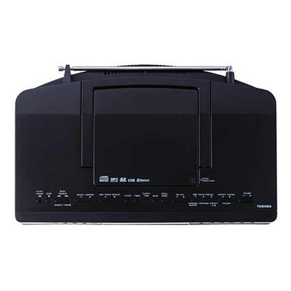 Радиокассетный магнитофон AUREX TY-AK21-K (черный) Высокое разрешение SD/USB/CD