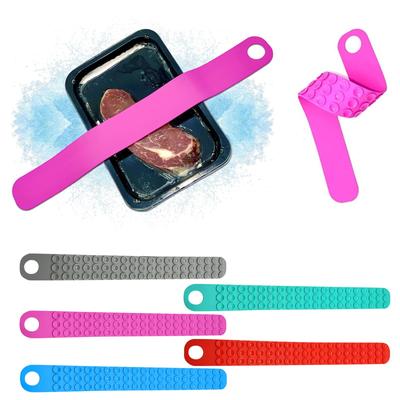 Лента для размораживания, силиконовая лента-фиксатор для размораживания раковины, более длинная, быстрая и безопасная лента для размораживания мяса, фруктов и овощей, размораживает за считанные минуты, а не за часы,