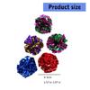 5 Pcs Cats Crinkle Paper Balls Safe Balls for Kitten Cats Interactive Cats Toy Crinkle Balls Colorful Toy