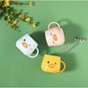 Cartoon Duck Wearing Hat Duck Cup Ceramic Cup with Porcelain Lid Student Gift Cup Couple Mug Environmentally Friendly