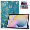 Чехол-книжка из искусственной кожи для планшета Samsung Galaxy Tab S7 Plus 12,4 дюйма SM-T970 SM-T975 SM-T976 с магнитной защитой и складной подставкой