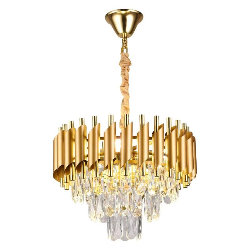 Modern Bedroom Living Dining Room Lighting Luxury Crystal Pendant Lights Gold Ceiling Chandelier Indoor Decorations Led Fixture