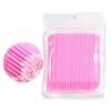 100 PCS Durable Disposable Micro Brush Eyelash Extension Eyelash Glue Applicator Cleaning Q-tip Makeup Tools