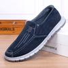Old Beijing Cloth Shoes Men's Soft Soled Shoes Breathable Slip On Middle-aged and Elderly Non-slip Father Shoes