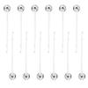 12pcs Reusable Discos Balls Glitter Drink Stirrers Swizzle Stick Coffee Beverage Stirrer for Mixing Cocktails Whiskey