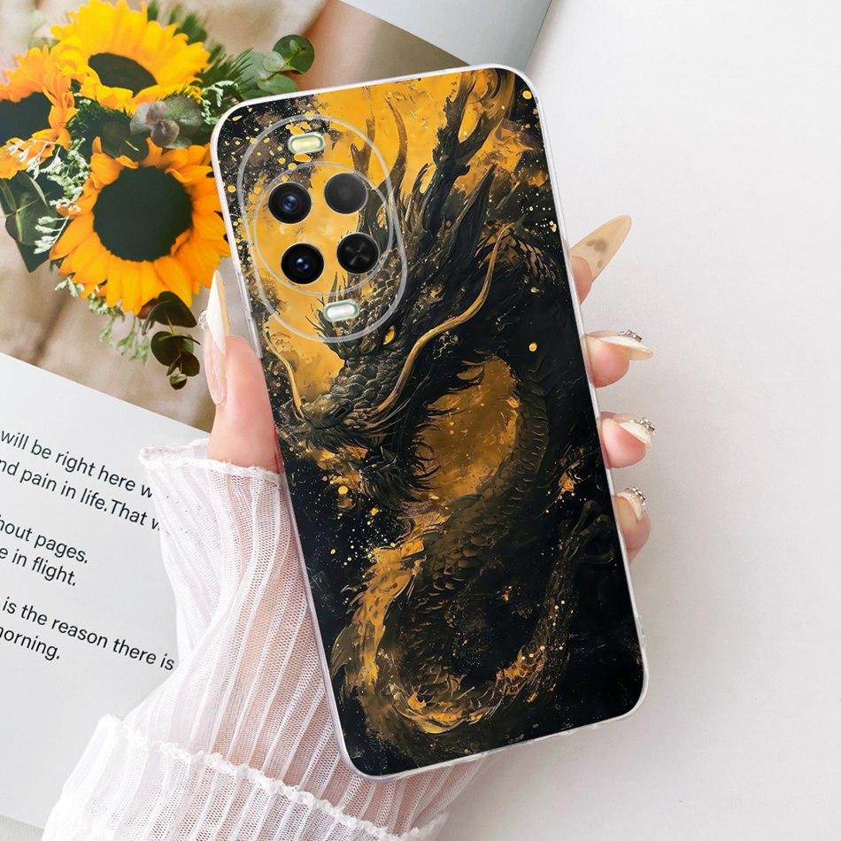 Для Huawei Nova 15 15Pro Ultra 2026 Крутой чехол для телефона с рисунком Дракона и Тигра Для Huawei Nova15 15 Pro Мягкие силиконовые TPU чехлы Бампер