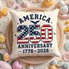 Чехол на подушку 250-летие США Плюшевая ткань Мягкий Двусторонний Печатный Диван Теплый Зимний Домашний Подарок Наволочка