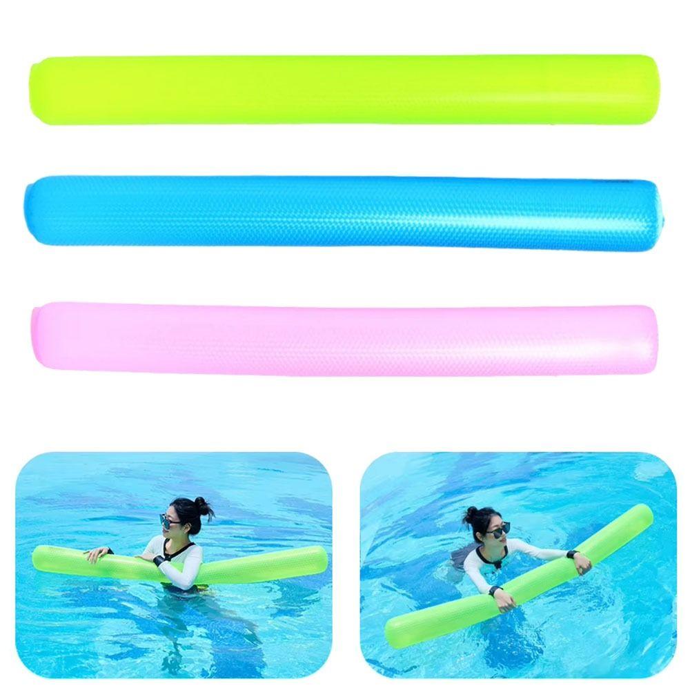 Надувные палки для бассейна ПВХ большого размера 64 дюйма Поплавок для бассейна Гигантский надувной плот для бассейна Помощь для начинающих