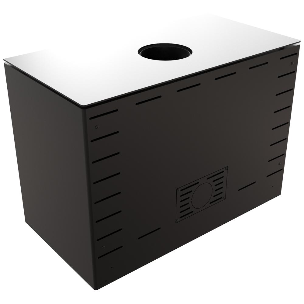 Wood burning steel stove KRATKI KARI 95 Ø 180 14 kW