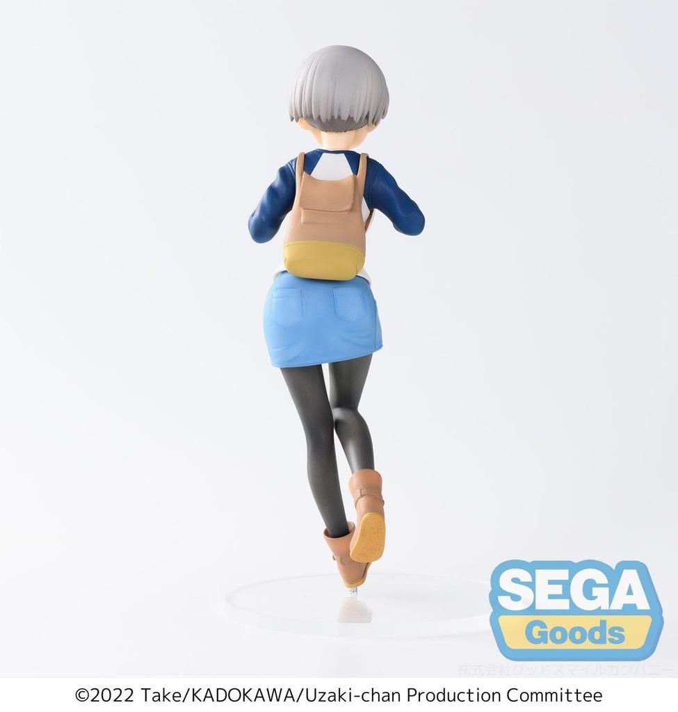 SEGA Uzaki-chan Wants to Play! Omega Super Premium Figure Uzaki Hana Grinning Face Ver.