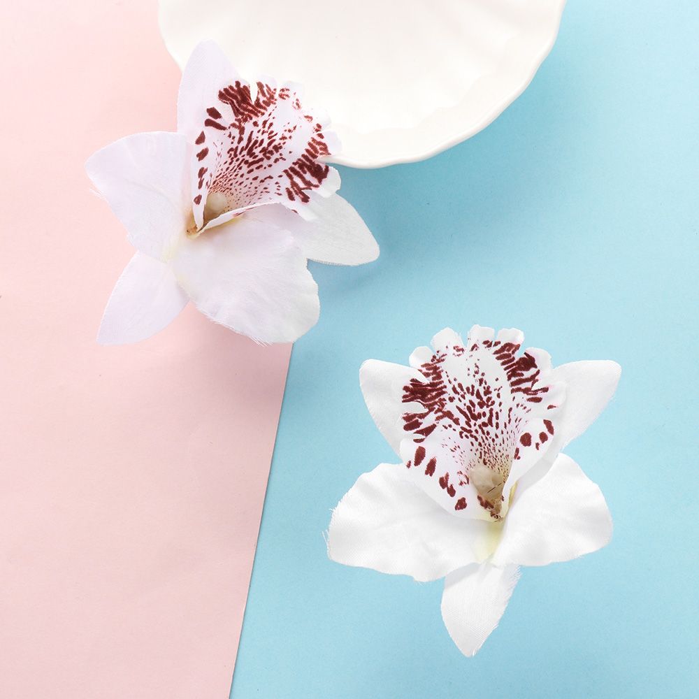 2 шт., повязка на голову в стиле «Богемия», заколка для волос с цветком, свадебные аксессуары, орхидея, свадебные шпильки