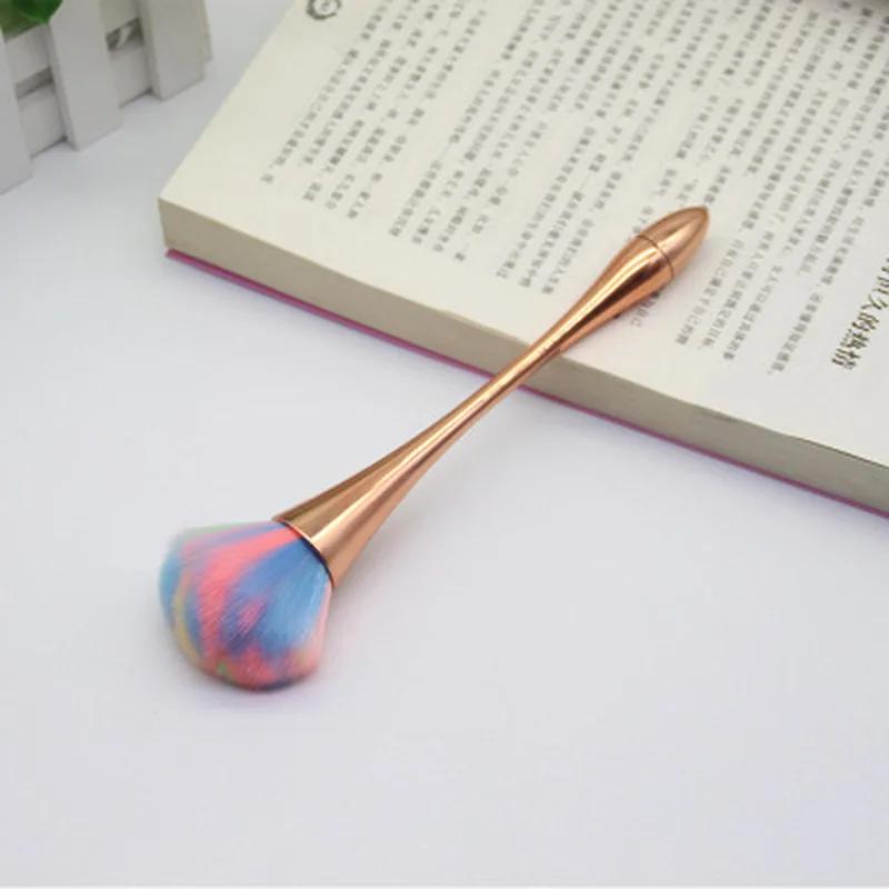 Single Small Waist Makeup Brush Multi-color Large Loose Powder Soft Hair Foundation Brush Loose Powder Brushs Beauty Makeup Tool