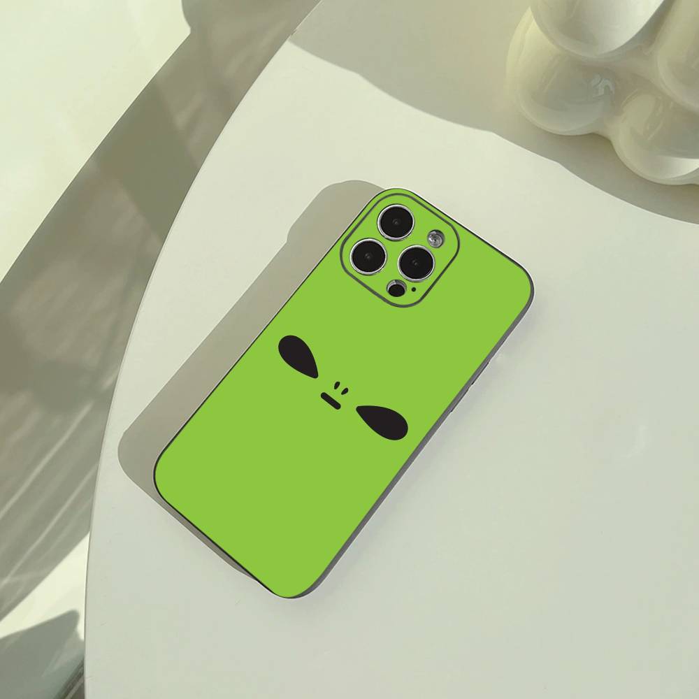 Мультяшный чехол для телефона Invader Zim Gir для iPhone 17,16,15,14,13,12,11 Pro Max,16/15/14Plus,XS Мягкий Черный Чехол