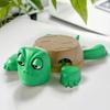 Yousheng Screaming Turtle Coaster with Movable Eyes Limbs Anti-scald Heat-Resistant Cup Holder Kitchen Countertop Coffee Mug Holder Decoration