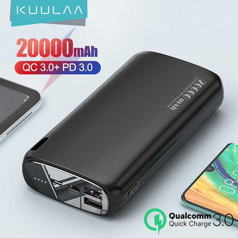 Power Bank Kuulaa 20000мАч со светодиодным индикатором заряда