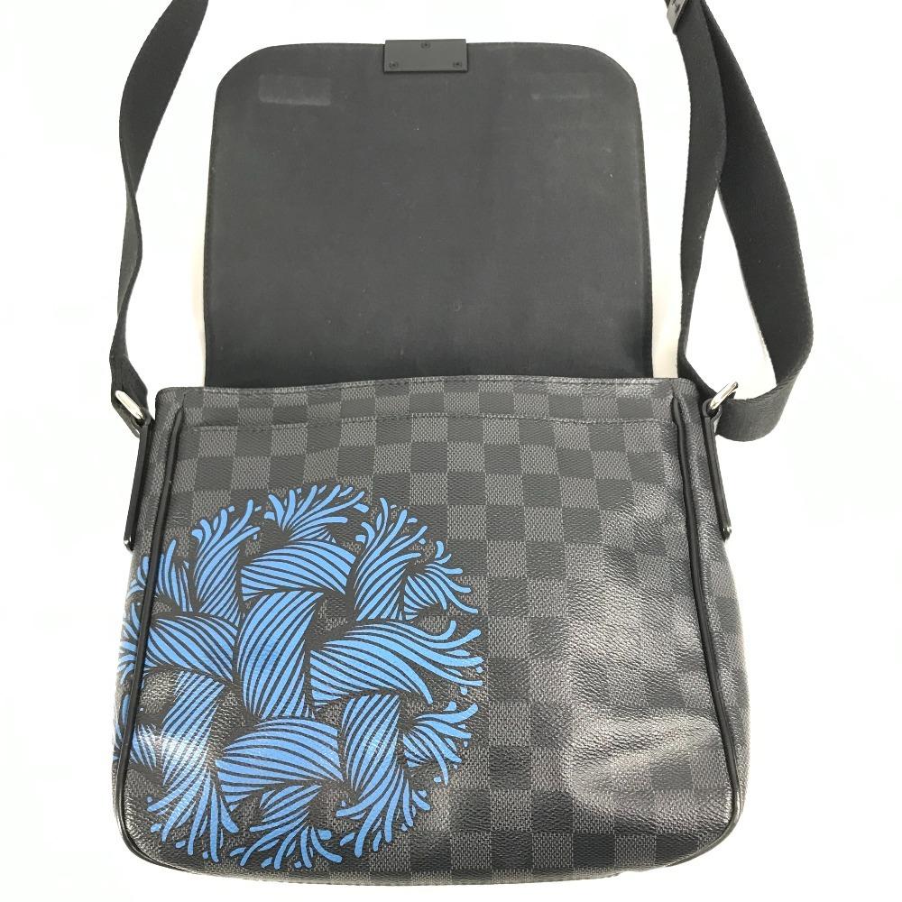 Louis Vuitton N41714 DamierGraphite District PM Christopher Nemeth Shoulder Bag