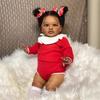 26-дюймовые куклы Bebe Reborn PIPPA с мягким тканевым телом, куклы-младенцы, темная черная кожа, милые реалистичные куклы для детей, подарки на день рождения, Рождество