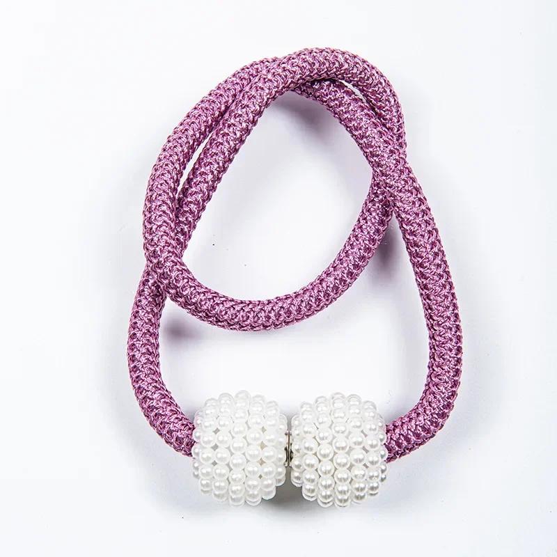 Новые магнитные зажимы для штор Pearl, держатели для штор, зажимы для пряжек, подвесные шарообразные пряжки, аксессуары для декора штор