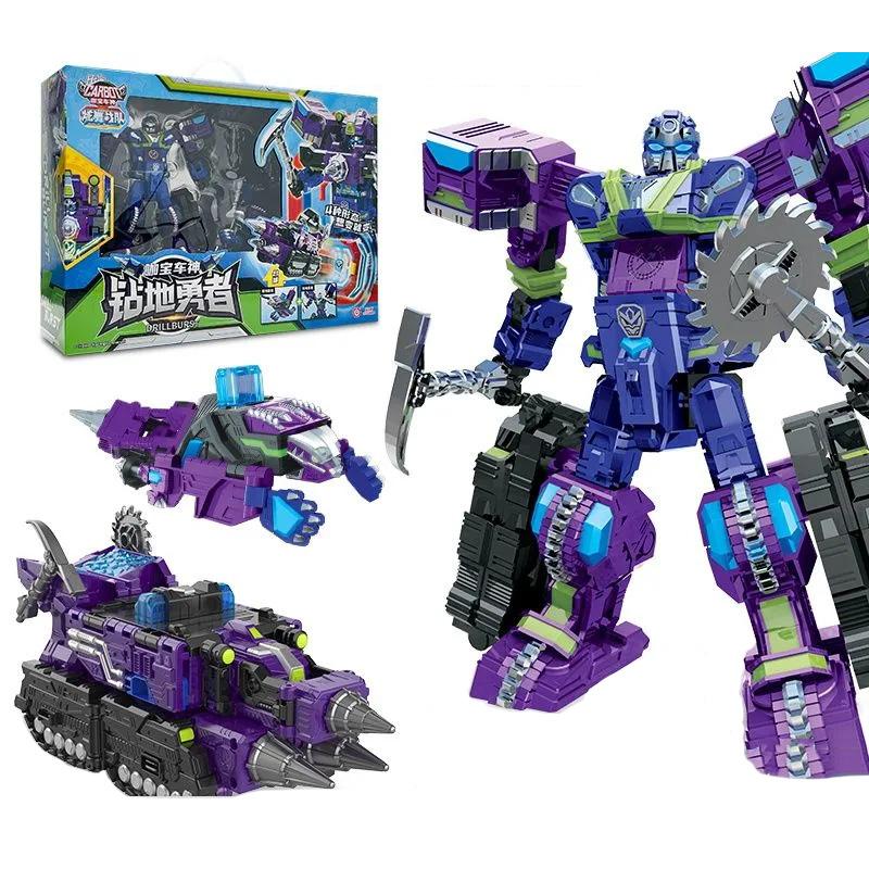 New Carbot Drill Burst Transformation Robot Toys Action Figures Transforming Car Storm Diver Toy for Children Gift