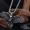 Европейская и американская персонализированная ретро-подвеска в виде орла, панк-ожерелье, ретро, модное женское, мужское ожерелье с орлом