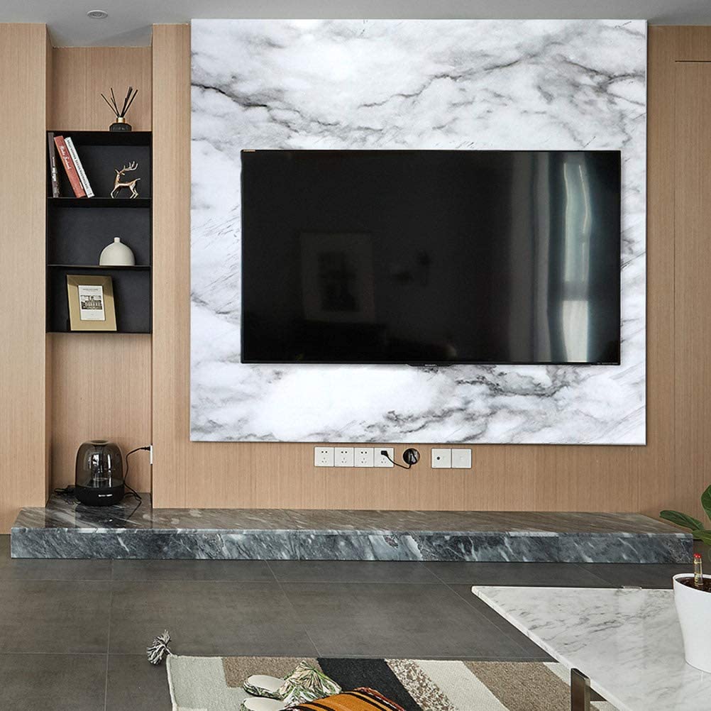 Серый Мрамор Самоклеящиеся Обои Водонепроницаемый Винил Отслаивающиеся Обои для Старой Мебели Кухонная Столешница Гранитная Пленка